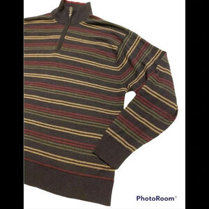 Men’s Northern Isles Premium Wool and Silk Blend 1/4 Zip Sweater Sz XXL